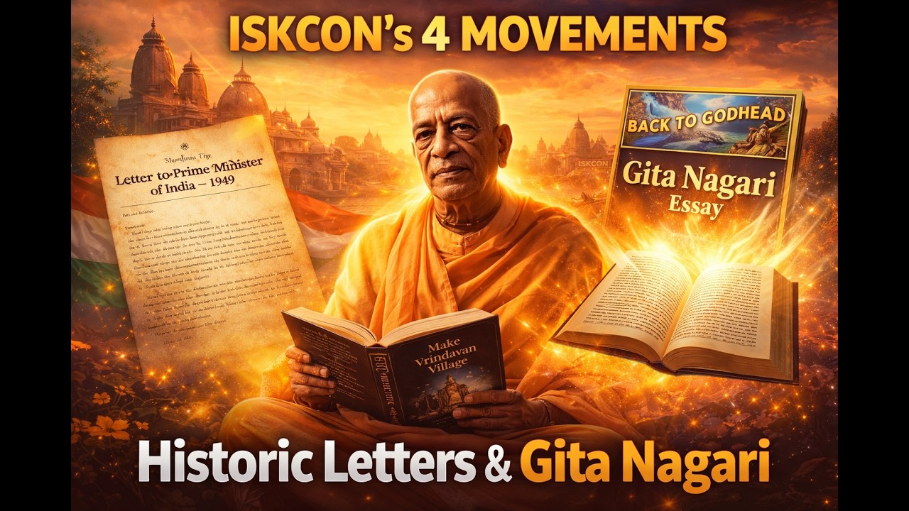 ISKCON’s 4 Movements Explained 🔱 How They Build Varnashrama Society | Srila Prabhupada Vision