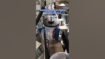 Automatic taper bottle labeling machine #Labelingmachine #conebottlelabeling #bottlelabelingmachine