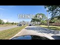 Toronto Suburbs Day Drive in 4K