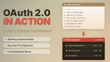 OAuth 2.0 in Action  - Build a GitHub Analytics Dashboard
