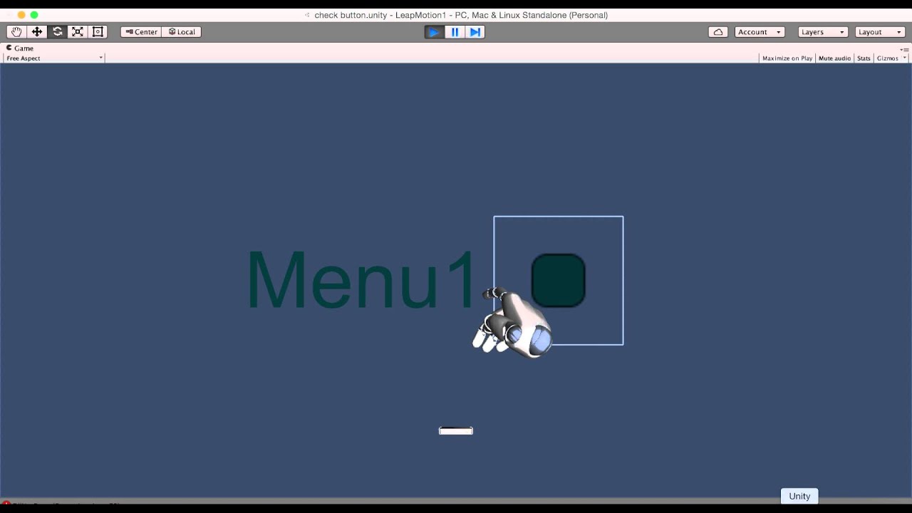 Unity + LeapMotion: CheckBox - YouTube
