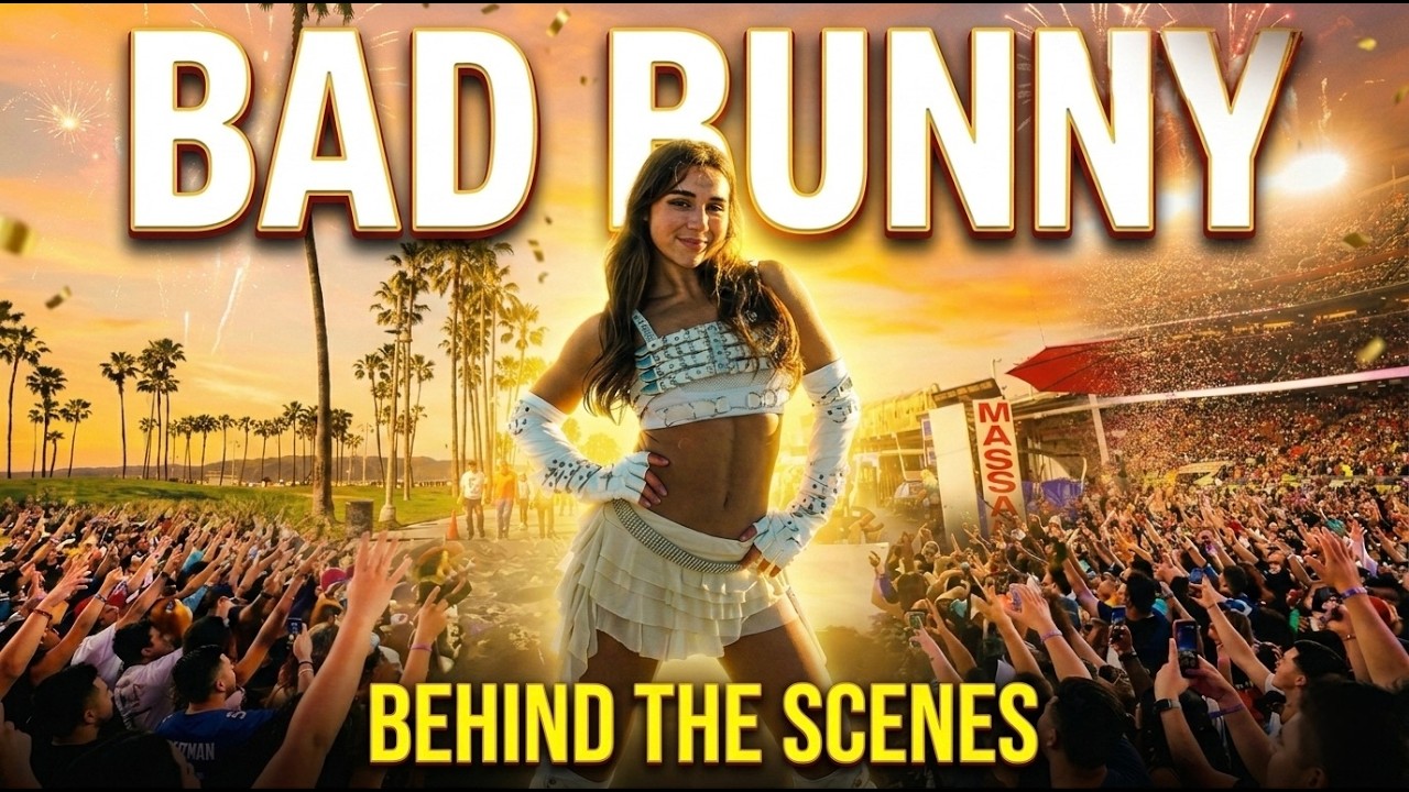 I recreated Bad Bunny's Super Bowl performance in Venice Beach (behind the scenes)