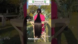 ✅Best Homemade Hair Growth Tonic/Super Effective Remedy 💯 #shorts #haircare #hairgrowth #ytshorts