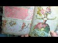 Making a Vintage Style Floral Journal - Part 11