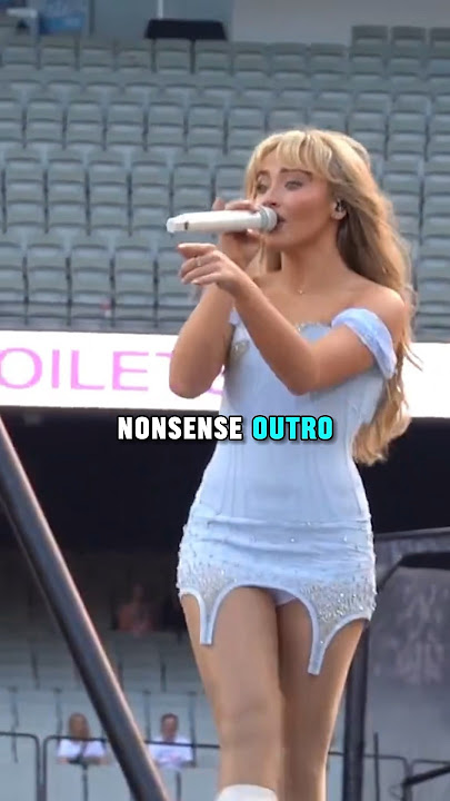 Sabrina Carpenter’s Most Explicit Nonsense Outro Yet At Singapore Eras Tour 😳