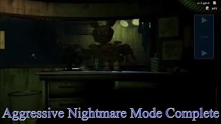 FNaF 3  Aggressive Nightmare Mode Complete