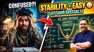 IIT JAM Physics 2027/28: Stability Analysis Explained in 15 Minutes ⚡ | Mechanics L1D