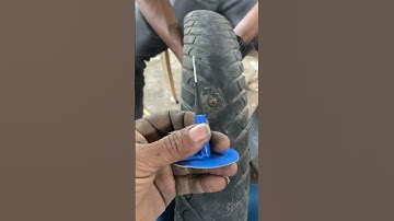 Tubeless tyre puncher permanent solution #shorts #tubeless #vairal