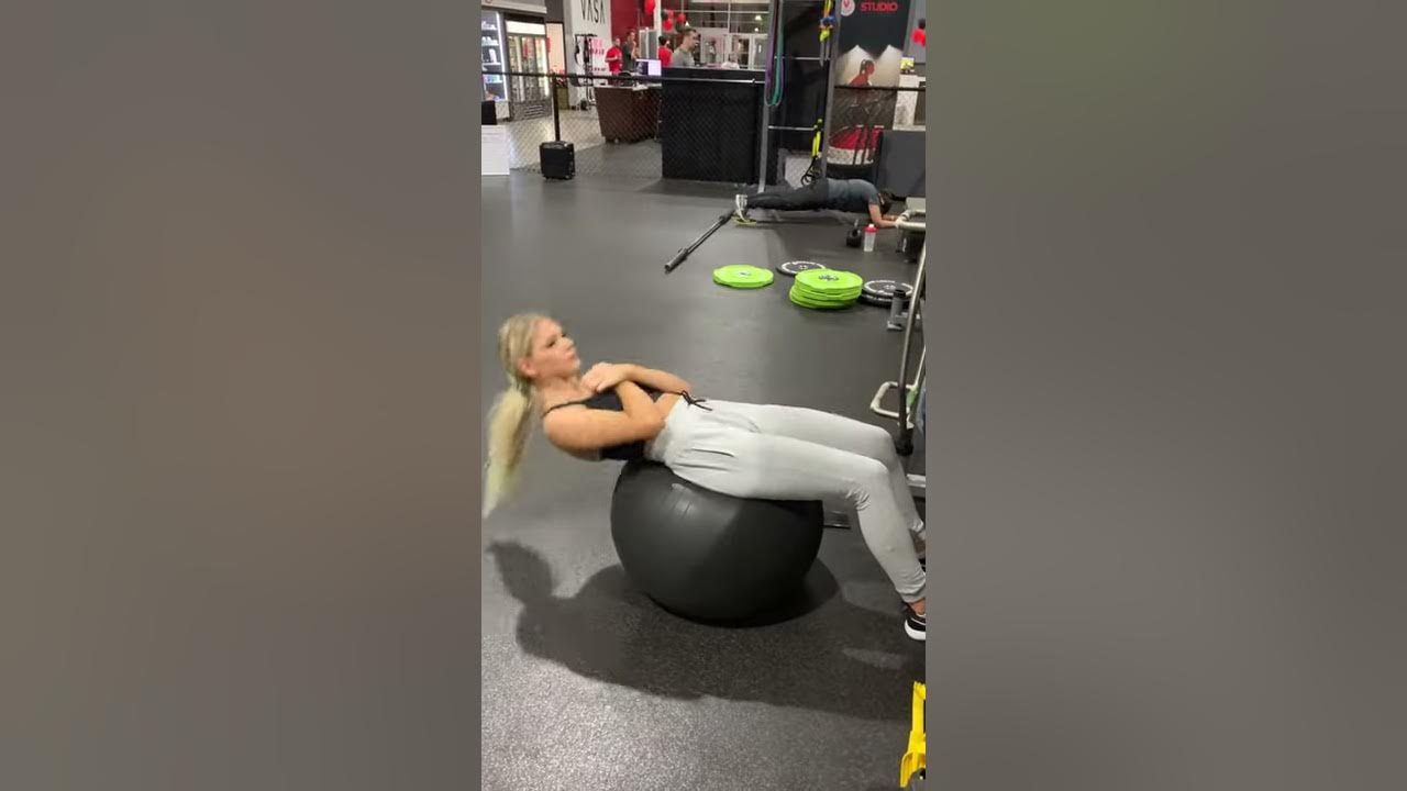 Swiss Ball Sit UPS YouTube