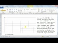 Microsoft Word 2010 formatting Tables - Table properties - Tutorial 20