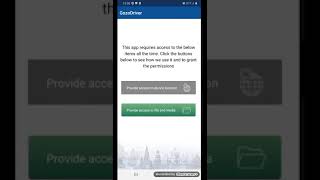 Deriver App - Process of Allow Permission of Device Location, File and Media screenshot 5