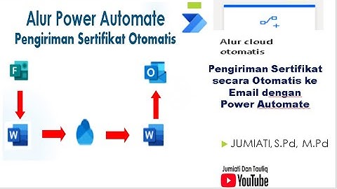 Pengiriman Sertifikat  Otomatis ke Email dengan Power Automate