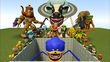 ALL NEW ITALIAN AI BRAINROT MEMES VS THE GIANT PIT WITH SONIC TAPES! - Garry