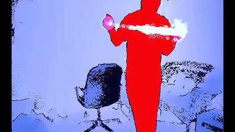 Processing and Kinectv2 interactive particles test