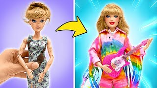 Doll-tastic Transformation 💃 Taylor Swift-Inspired Makeover Magic 🤩