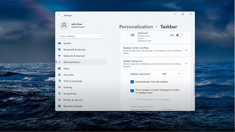 How To Automatically Hide Or Unhide Taskbar In Windows 11 {Tutorial]