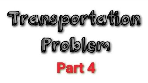 Least Cost Method (Matrix Minima Method) for finding an Initial Basic Feasible Solution of a T.P.