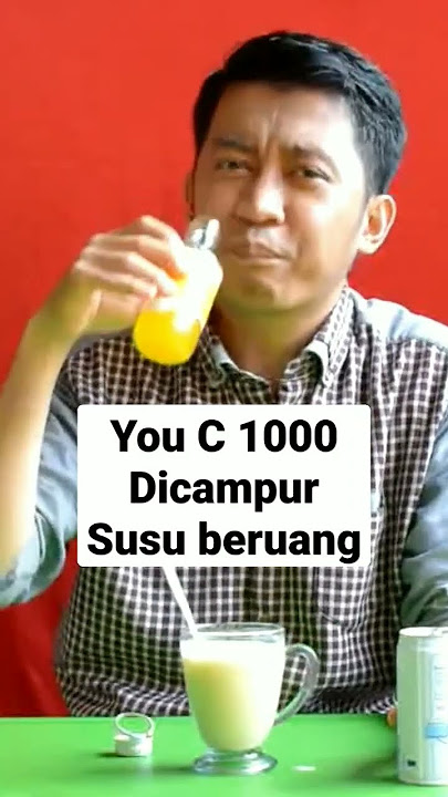 You C 1000 dicampur Susu Beruang
