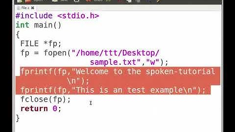 File Handling In C - Manipuri