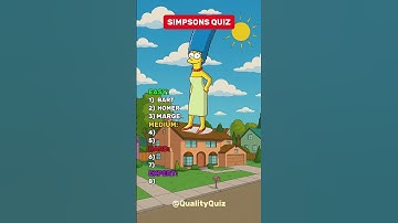 Can You Name These Simpsons Characters?