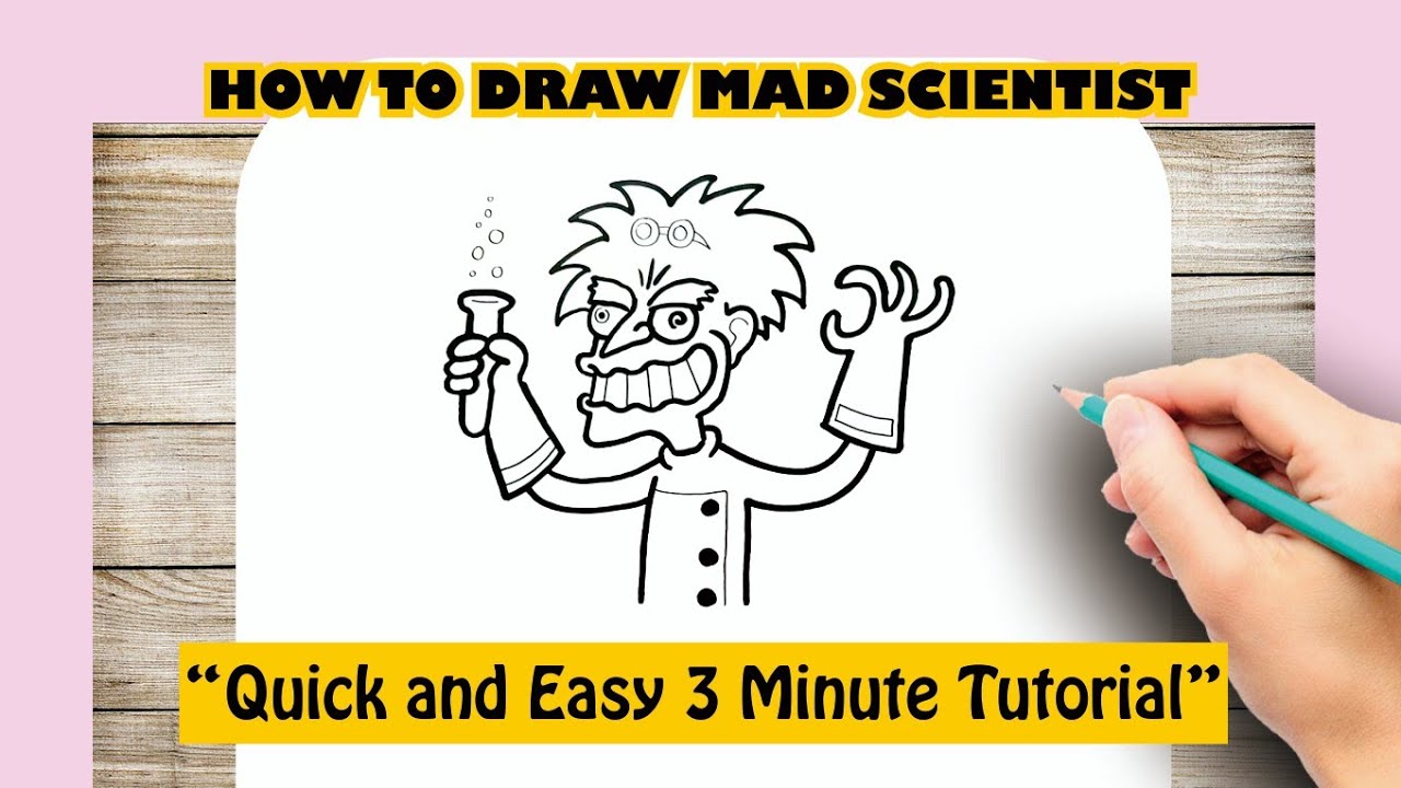 How to Draw a Cartoon Scientist - Really Easy Drawing Tutorial | Drawing  tutorial easy, Drawing tutorials for kids, Scientist cartoon