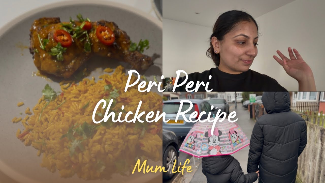 Easy Air Fryer Peri Peri Chicken | A Realistic Day Vlog