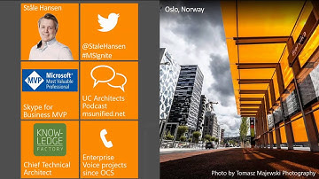 Microsoft Ignite 2015 Save Time Automate Phone Number Management in Skype for Business