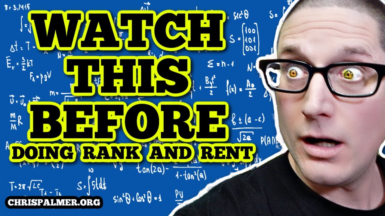 Watch This Before You Start Doing Rank And Rent SEO - YouTube