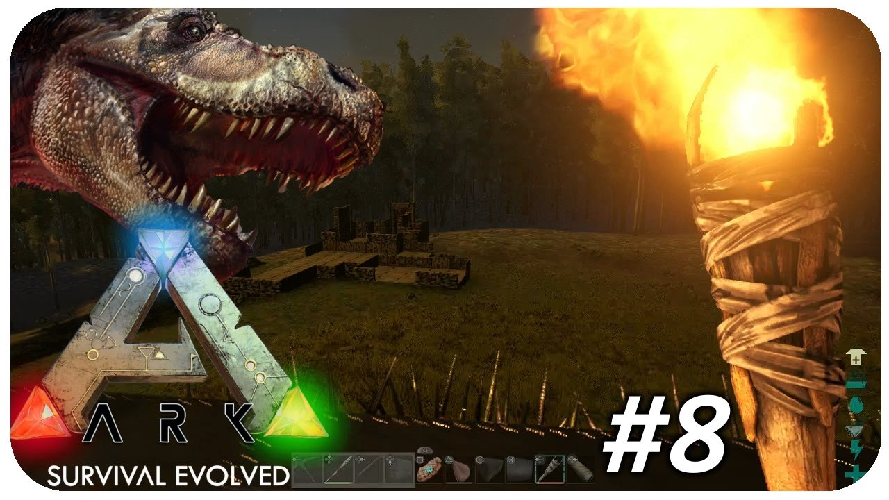 🎮 ARK: SURVIVAL EVOLVED 🎮 #8 - Baustelle Tiergehe (German/Deutsch) [PS4 Pro]