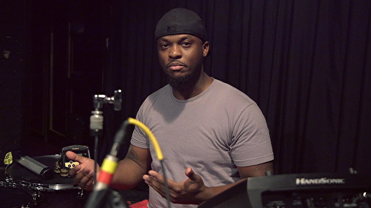 Drummer Rashid Williams talks Roland hybrid drumming - YouTube