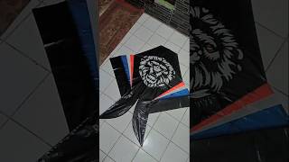Membuat layangan cotek belolong motif singa 🦁 #bismillahfyp #bismillahrame #ayoramein #2026