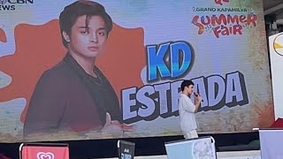 KD Estrada- Umuwi kana baby(Live performance) Grand Kapamilya Summer Fair