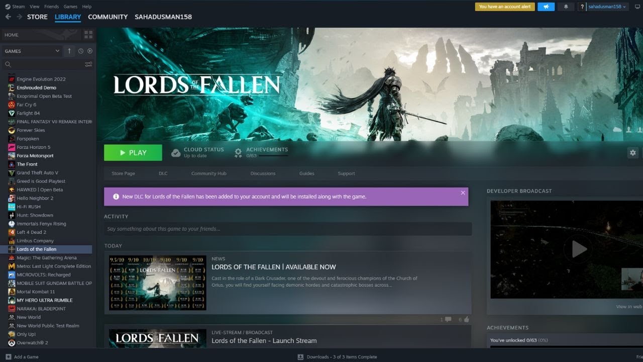 Lords of the Fallen, PC Steam Jogo