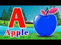 ABC Song for Preschoolers, Fun Learning with A for Apple