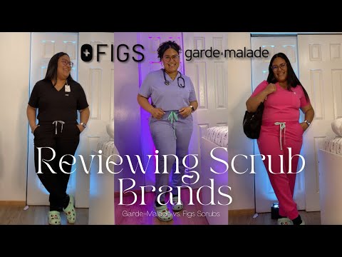 Reviewing Instagram and Tiktok scrub brands! Which one is the best? || Garde-Malade and Figs scrubs