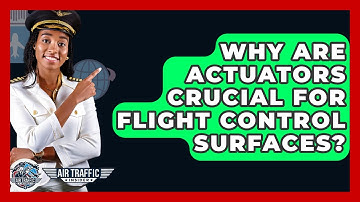 Why Are Actuators Crucial For Flight Control Surfaces? - Air Traffic Insider