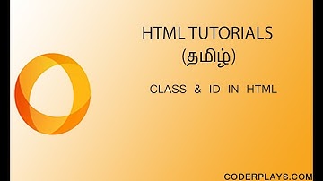 HTML class & id | difference between id and class in html | tutorial in tamil