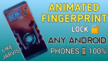 How To Get In Display Fingerprint Lock With Amazing Animation  On Any Android Phone 100%