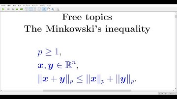free topics 8 The Minkowski