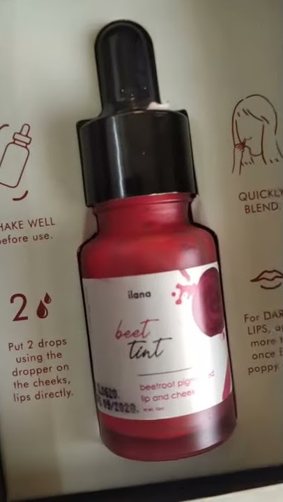 #ilana#siya01# blush Ilana Organics Beet Tint - Beetroot Pigmented Lip And Cheek Tint#youtubeshorts