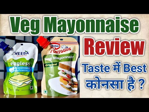 Veg Mayonnaise Review and Comparison | Which Veg Mayonnaise is Best in Taste | Shopping