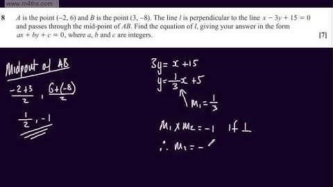 Q8 Core 1 C1 OCR May June 2013 Past Paper   Exam Practice AS Maths