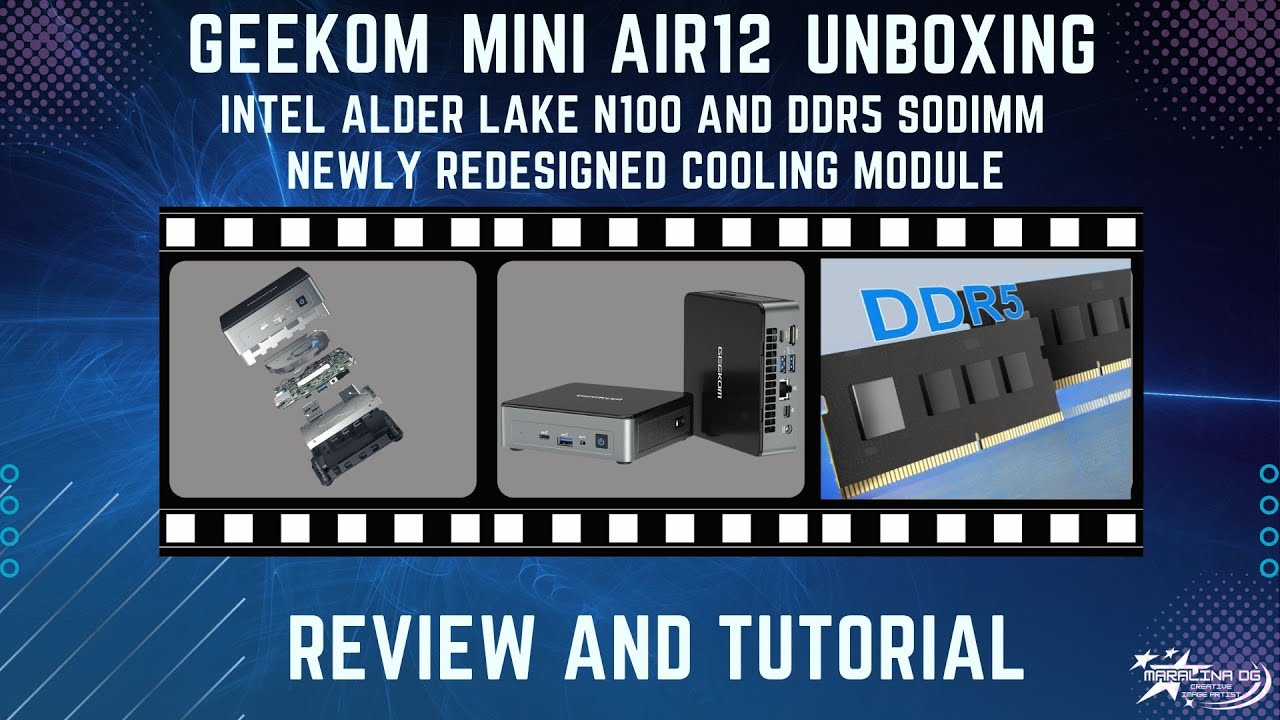GEEKOM Mini Air12 Mini PC 12th Gen Intel Alder Lake - GEEKOM