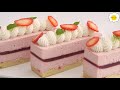 Raspberry Strawberry Cheese Mousse Cake 覆盆子草莓芝士慕斯蛋糕 Mousse gateau aux framboises et aux fraises