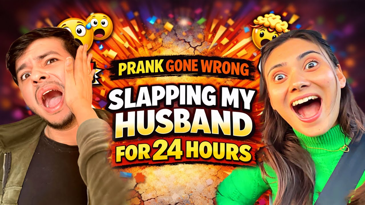 Slapping my Husband for 24 Hours - Prank gone Wrong 😭 Tanshi Vlogs