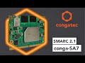 The smarc congasa7  whopping 50 more performance based on intel atom x6000e series processors