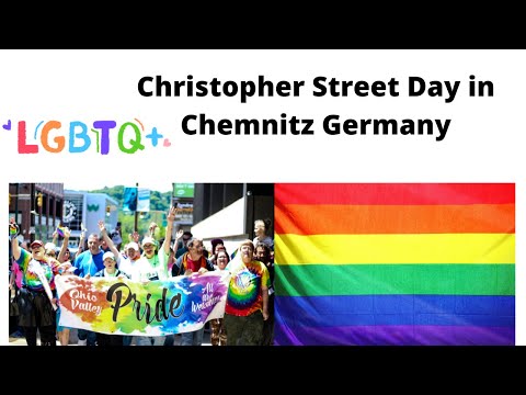 CSD Christopher street day LGBTQ+ celebrations in Chemnitz 2021 in Hindi Urdu