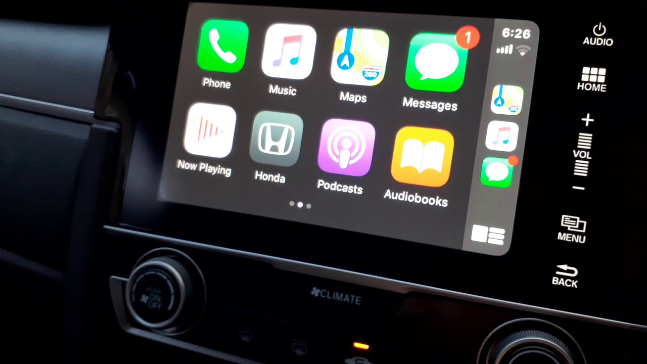2017 Honda Civic: How to setup Apple Car Play & New 2019 interface