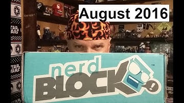 Nerd Block Classic Unboxing!!  August 2016