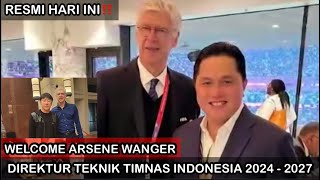 🔴ARSENE WANGER RESMI JADI DIREKTUR TEKNIK TIMNAS INDONESIA SAMPAI TAHUN 2027
